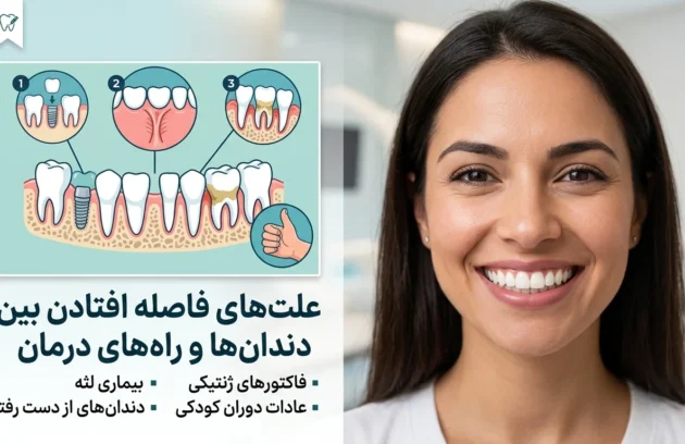 علت فاصله افتادن بین دندان‌ها و درمان با ارتودنسی